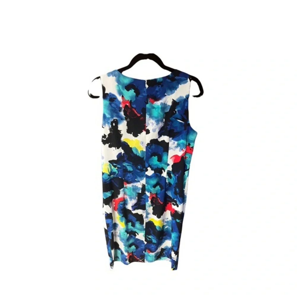Mario Serrani‎ abstract floral shift dress